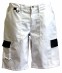 Arbeitsshorts LORENCIC LO-PROTEC 245 g weiß/grau